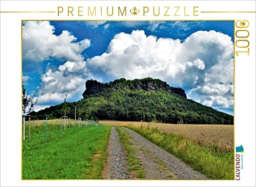 CALVENDO Puzzle Der Lilienstein | 1000 Teile Lege-Größe 64 x 48 cm Foto-Puzzle für glückliche Stunden