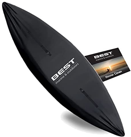 Best Marine Kayak Cover Accessories for Indoor & Outdoor Storage. Waterproof Covers that Protect Your Kayaks and Cockpit from UV Rays, Debris and Water. Works with SUP Paddle Boards (Large)