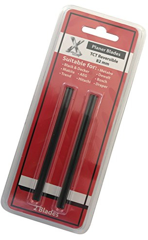Xcalibur Tooling Lames de rabotage de 82 mm compatibles avec Black Decker BD710 DN710 DN720 BD711 KW712 TCT 1 Paire