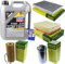 QR-PARTS 69349913 Filter Set Inspektionspaket 5 Liter Liqui Moly Motoröl Top Tec 4100 5W-40 MANN-FILTER Innenraumfilter Kraftstofffilter Luftfilter Ölfilter