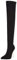 LUXMAX Stivali Elasticizzati Donna sopra Il Ginocchio Tacco Alto Spillo Scarpe a Punta Tacchi Alti 10 CM (Nero) - 41 EU