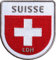 2 x Schweiz Patch 58 x 62 mm gestickt/Aufnäher Aufbügler Bügelflicken Patches zum aufnähen aufbügeln/Alpen Berge Bergsteigen Wallis Suisse Swiss Matterhorn