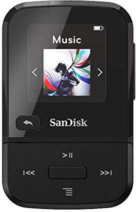 SanDisk Clip Sport Go 16GB MP3 Player Black (Renewed)