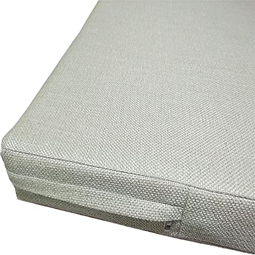 MOTT Abnehmbar Bankauflage mit Reißverschluss,Atmungsaktiv Sitzkissen 3cm Dicke Bankkissen für Innenbereich,Bankkissen Sitzauflage Terrasse/Esszimmer Gartenbankkissen,Waschbar