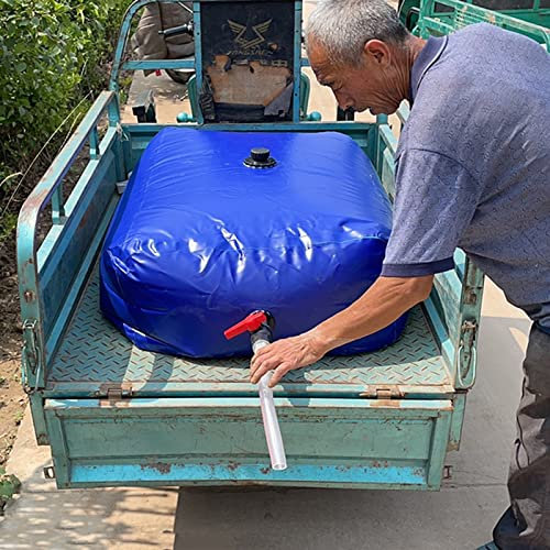 LSMKKA Wassersack Beutel Wasserbehälter Träger Wassertank Mit Großer Kapazität, Tragbarer Notfall Wasserspeicherbehälter/Fass 1000 500 200 100 L, Für Den BAU Einer Reittierfütterungsfarm