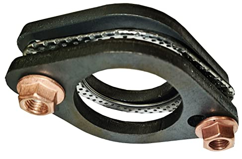 Universal Auspuff Flansch FLANSCHVERBINDER Set 45mm mit Dichtung und Befestigungsset für Auspuff und Katalysator Reparatur F.1