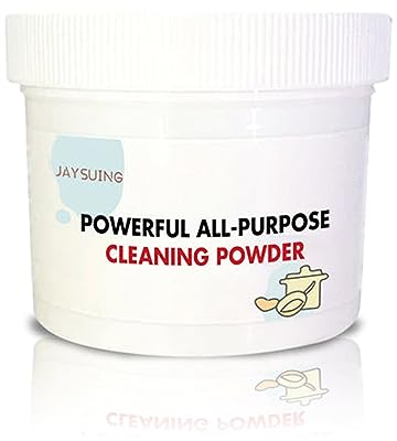 Mehrzweck-Reinigungspulver für die Küche, Schaum-Rostentferner, Küche Sofortige Reinigung Pulver, Kraftreiniger Universal Fettlöser, Kochfeldreiniger, Allzweck-Pulverreiniger für Alle Flächen (250g)