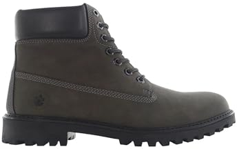 Lumberjack River SM00101 Anthracite Scarponcini per Uomo in nabuk ingrassato con fondo roccia (Taglia 44)