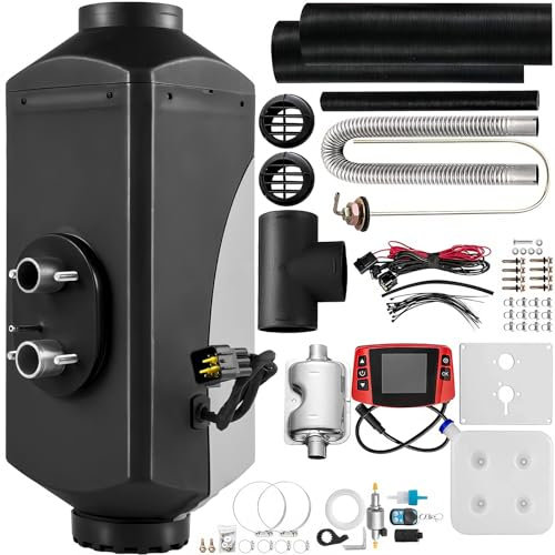 Baceyong 1 scaldabagno diesel da 5 kw 12 V con accessori, camion/camion/cabina riscaldamento, sbrinamento e disappannamento, temperatura di lavoro di riscaldamento -40 ~ 50 â
