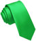 JEMYGINS Cravate Homme en Soie 6CM Étroit Slim Plusieurs Couleurs Disponibles Décontractée Compris Boîte vert citron