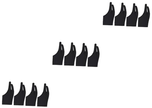 NUOBESTY 12 Stk Künstlerhandschuhe -finger-handschuhe Aus Spandex Tablet-handschuh Zeichnen Zeichenhandschuh Für Tablet Digitaler Zeichenhandschuh Bleistift Männer Und Frauen Anzahl