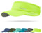 Sukeen Quick Drying Sun Visor Hat,UPF 50+ UV Sun Protective Sun Visor for Women Men,Running Hat Golf Hat Cool Elastic Visor with Perspiration Breathable Sweatband,Sport Visor Cap Fluorescent Yellow