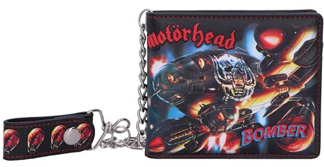 Nemesis Now Portefeuille Unisexe B6607B24 à Deux Volets, Noir de Jais, 9,3 cm, Noir Profond, 9.3cm