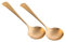 ABOOFAN 2 Pièces Cuillère En Cuivre Pur Faite À La Main Vaisselle De Maison Cuillères En Cuivre Épaissi Cuillères À Bouillie Simples Cuillères Simples Cuillères De Service En Cuivre