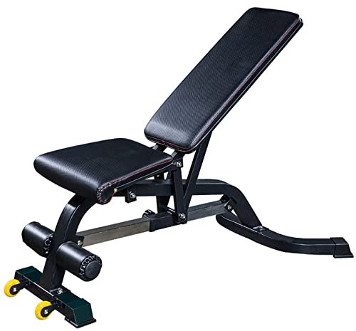 CHDWEY Trainingsgeräte Multifunktionale verstellbare professionelle Fitnessbank, Heimhantelhocker, Fitnessstudio, Trainingsstuhl, Fitnessgeräte