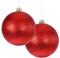 2 Stück Black Friday Angebote 2024 Glänzend Weihnachtskugeln Kunststoff, Christbaumkugeln Christbaumkugeln Glänzend Deko Bruchsicher Baumkugeln Christbaum mit Anhänger Weihnachtsdeko, 15CM