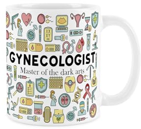 Purely Home Gynecologist Mug - Humorous Healthcare Jobs Themed Novelty Gifts - Tea/Coffee Hot Drinks White Ceramic Cup Present