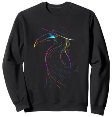 Pestarzt mit Hut Mystischer Rabe Sweatshirt
