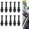 XURJUMI 10 Stück Auto Hutablage Clips, Hutablage String Clip Hakenhalter, Hutablage Haltegurt Clip, Hutablage Seiten Clips, Auto Hutablage Haken Halterung, Halteband Hutablage