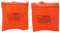 Allbestop Schwimmflügel für den Arm, 1 Paar aufblasbare Schwimmflügel für den Arm, für Erwachsene und Kinder, Dicke Schwimmflügel aus PVC mit Luft, tragbare Schwimmflügel für (Orange, One Size)
