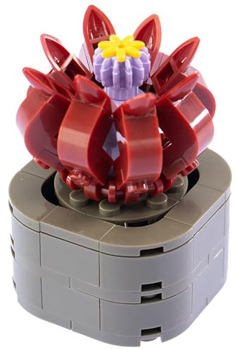 Nice Mattoncini - Exotic Plants - Set da Costruzione in Blocchi della Pianta Stapela Flavirostris - cod 78050