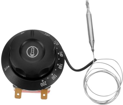 NUOBESTY Thermostat Électrique Remplacement pour Four Friteuse Installation Facile Matériaux Durables de Température