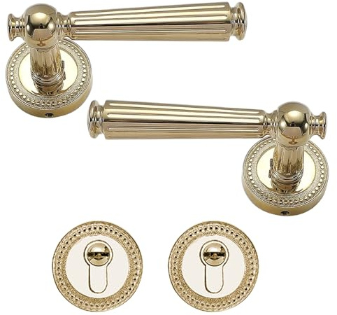 Eleganter Vintage-Türgriff mit tragbarem Zubehör für Schlafzimmer und Badezimmer, Sicherheit, täglicher Gebrauch, Türbeschläge
