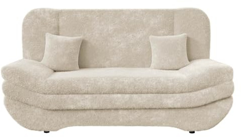 Mirjan24 Sofa Weronika mit Bettkasten und Schlaffunktion, Schlafsofa, Große Farb- und Materialauswahl, Couch vom Hersteller, Wohnlandschaft (Fredo 15)