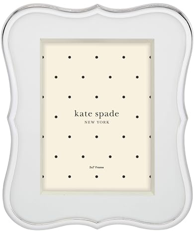 kate spade new york Crown Point 5x7 Silver Picture Frame