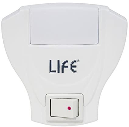 LUCE NOTTURNA LED 0,12 W 220-240V CON INTERRUTTORE E SPINA VERTICALE