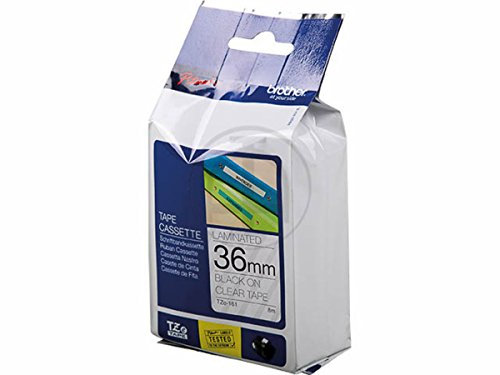 Brother original - Brother P-Touch 9700 PC (TZE161) - P-Touch Farbband schwarz auf transparent - 36mm x 8m