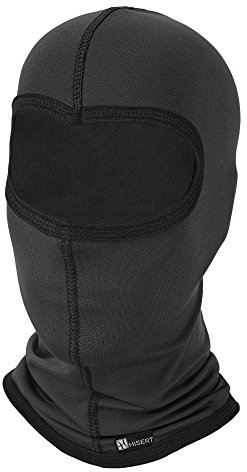 Hisert Sturmhaube Skimaske Silverplus Thermoaktive HR 13 (Graphite/Schwarz, XS/S)