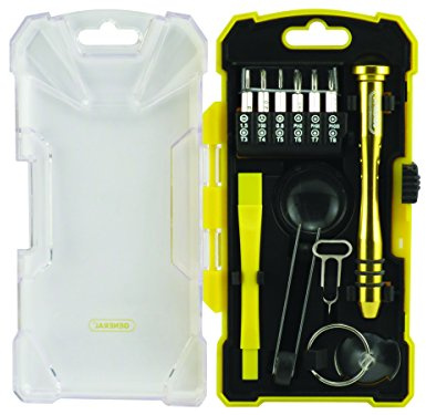 General Tools 660 iPhone Repair Kit for Smart Phones, Tablets & Other Electronic Devices, 17 piece set