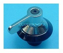 Gasdrehknopf aus Stahl, Schwarz, Modell/Marke SMEG MOD.SUK61MFX, CX68M8, Anschluss 6mm