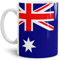 Tassendruck Flaggen-Tasse/Souvenir/Urlaub/Länder-Fahne/Kaffetasse/Mug/Cup - (Australien, Normal)