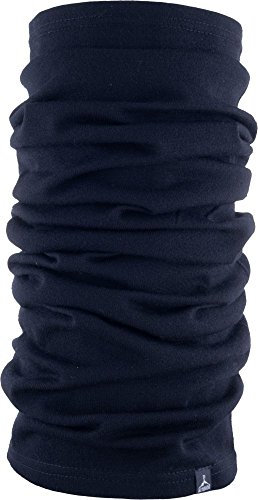 ALTIDUDE Merino Multifunktionstuch - Multitube Single - Neckwarmer Schlauchschal Unisex - Halsschlauch 100% Merinowolle Farbe Black