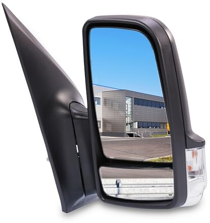 BESTPRICE ATP 1x Elektrischer Außenspiegel rechts Seitenspiegel konvex | Kompatibel mit: MERCEDES-BENZ SPRINTER 3,5-t Bus, SPRINTER 3,5-t Kasten, SPRINTER 3,5-t Pritsche/Fahrgestell