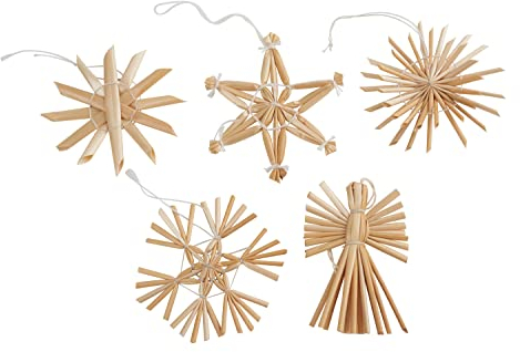 VBS Strohstern-Set Nature, ca. 6 cm