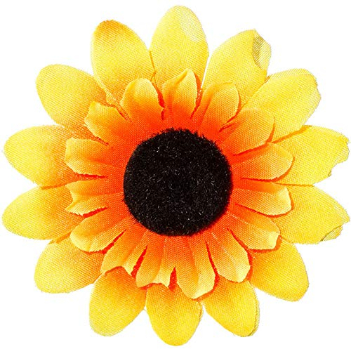 WOOOOZY Sonnenblume mit Anstecknadel, Ø 5 cm