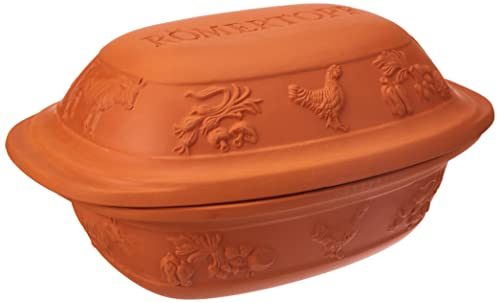 Römertopf - 119 00 - Pentola Rustico non smaltata, ceramica, terracotta, 3 litri
