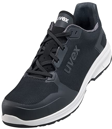 Uvex 1 Sport Arbeitsschuhe - Sicherheitsschuhe S1 P SRC ESD - Schwarz - Weite 14 / Extra Breit, Größe:51