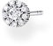 Thomas Sabo Einzel Ohrstecker weiße Steine silber 925 Sterling Silber H2141-051-14