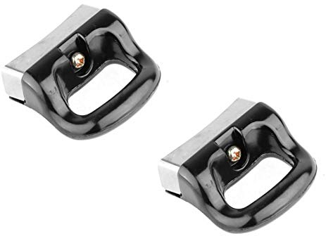 Invero Set of 2 Replacement Bakelite Metal Pot Handles - Short Side Handle for Home Kitchen Pressure Pan Cooker Steamer Sauce Pot