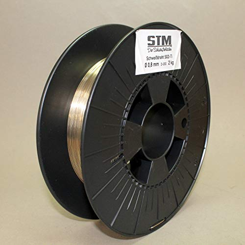 MIG SG2 Ti 1kg 0,8 Schweißdraht Schutzgas Titan verrostet Kfz Zinkromax Verzinkt, Größe: Ø0,8mm D 200, Farbe: 2Kg