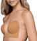 Bye Bra Reggiseno Stile U Senza Cuciture, Reggiseno Adesivo, Reggiseno Appiccicoso, Profondo Scollo A V, Senza Spalline Senza Schienale, Beige, Nero E Marrone, A-D (Marrone Chiaro, C)