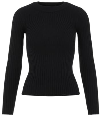 PIECES Pccrista Ls O-Neck Knit Noos Bc