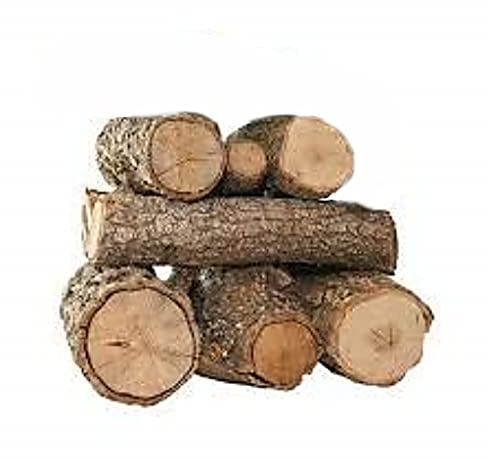 Leña para Chimenea, Estufa o Barbacoa. Leña de Encina Tronco de leña Mediano 30-40CM Lista para Usar 18-20KG Aprox EN Caja DE 40litros Especial para Chimeneas, barbacoas,Estufas (Caja 40 kgs)