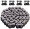 JINGKE 25H 62 Links Starter Chain with Master Link for 50cc 70cc 90cc 110cc Coolster 125cc Electric Start Taotao SunL Peace JCL Baja Kazuma Falcon ATV Go Kart Go-Karts Quad