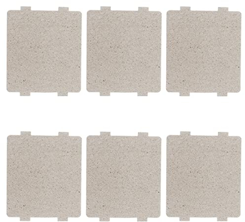 BOJACK Universal Glimmerblatt Glimmerscheibe Mikrowellenzubehör Waveguide Cover 118×99mm Glimmerplatte Mikrowelle (Packung mit 6 Stück)