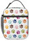 oumghxf Dog Paw Print Lunch Box Bag Colorful Dog Cat Paw Print Cooler Tote Bags Cute Animal Dog Paw Print Lunch bag Insulated Thermal Doodle Cooler Ice bag for Women Men Boys Girls